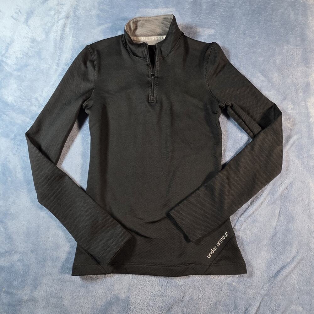 Under Armour Women’s Black Quarter Zip Pullover Estimated Small